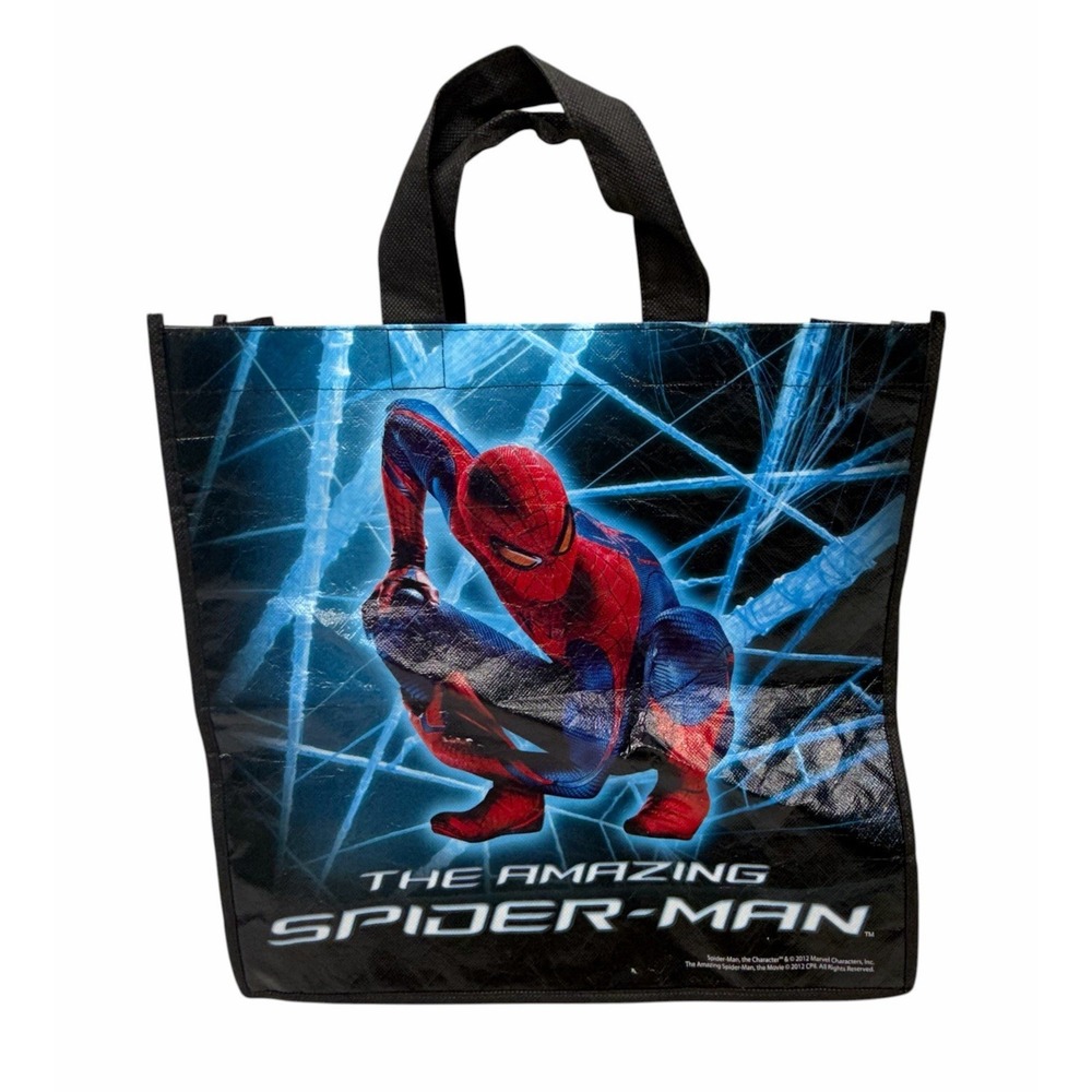 The Amazing Spider-Man 2012 Marvel Reusable Shopping Tote Bag Grocery Bag